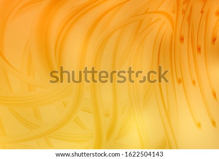 Light Yellow vector glossy abstract background. A completely new colored illustration in blur style. New style design for your brand book.