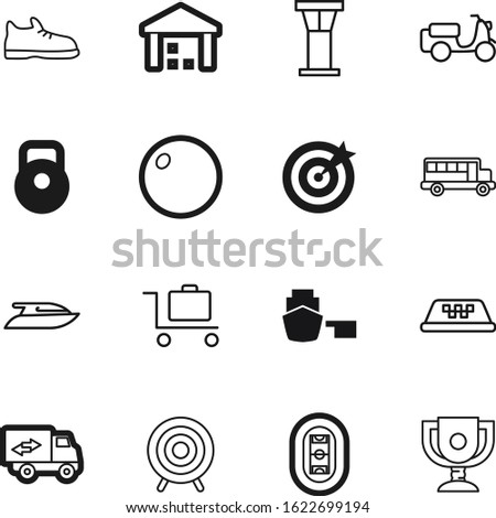 sport vector icon set such as: motorcycle, car, iron, soccer, snickers, commercial, opportunity, street, ball, award, gymnastic, warehouse, city, light, event, journey, dartboard, shoes, clothing