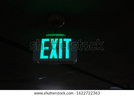 table exit in underground parking