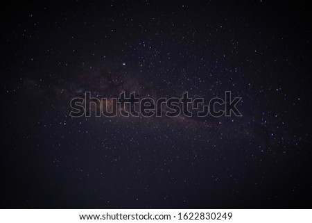 milky way with stars and space natural landscape at Indonesia