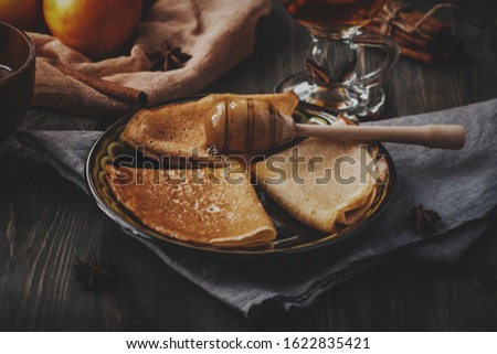 Delicious pancakes with sweet fillings. Maslenitsa. 