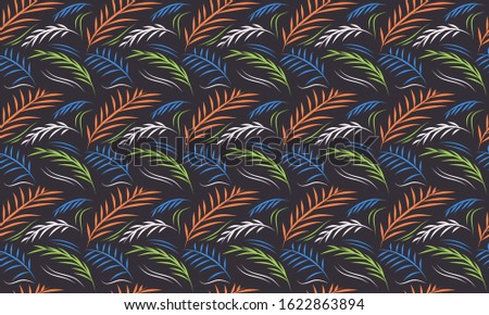 Floral spring season seamless repeated pattern 