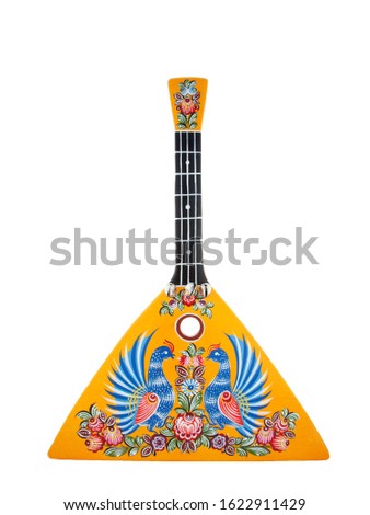 Russian folk instruments made of wood