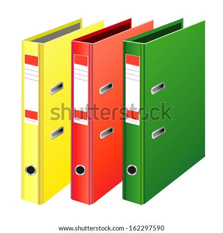 stationery folder for data archives records accounting office