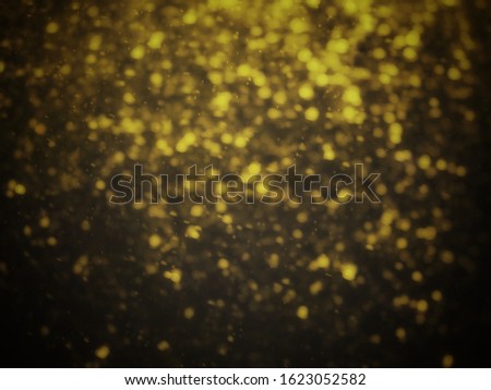 Dark yellow bokeh background picture