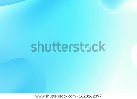 Light Blue, Green vector pattern with bubble shapes. A vague circumflex abstract illustration with gradient. Memphis style for your business design.