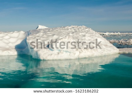Iceberg reflecting in the water, Weddell Sea, Antarctica