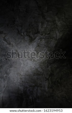 Cement wall abstract black for background. black Concrete wall.black background wall texture. 