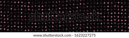 Abstract Low Polygon Generative Art background illustration