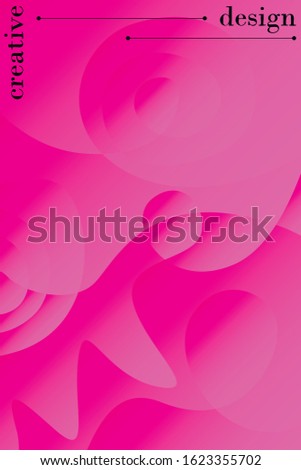Abstract color modern geometric spots, vector background