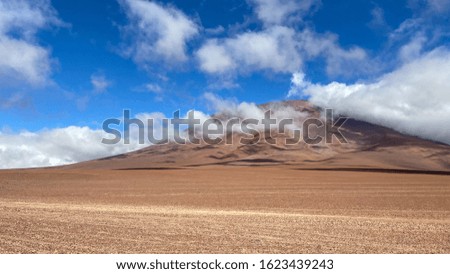 Summer view of Bolivia landscape