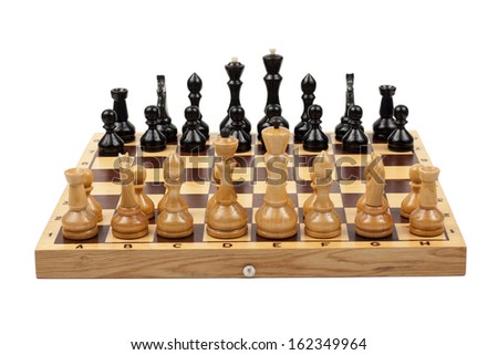 stock photo chess isolated on white