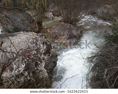 water between the rocks , Turkey