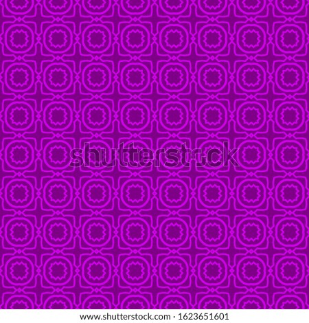 Seamless Pattern With Abstract Geometric Style. Repeating Sample Figure And Line.  illustration. Purple color.