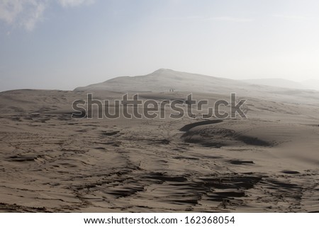 View from Dune of Pilat - the largest sand dune in Europe, Aquitaine, France