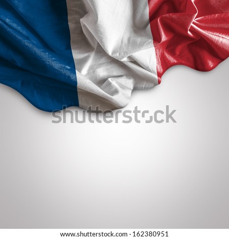 Waving flag of France, Europe Royalty-Free Stock Photo #162380951