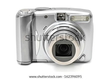 photocamera isolated on a white background                                    