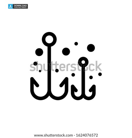fishing icon isolated sign symbol vector illustration - high quality black style vector icons

