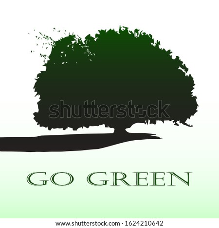 Vector of Go Green logo.