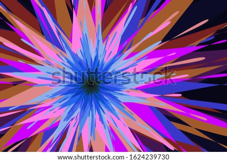 colorful spark art floral abstract. can be used for backgrounds, wall displays, paintings, templates, decoration, brochures etc.