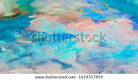 Painting the artist's canvas. abstract plot of the picture. subtleties of colors.  color blot, abstract configuration. non-objective compositions. subjective impressions and fantasies of the artist,