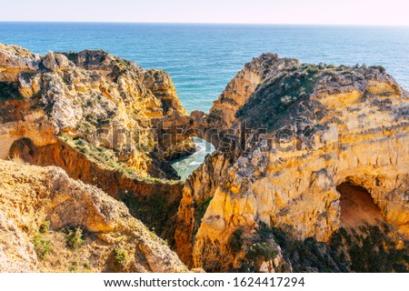 Coastal cliffs (Ponta da Piedade), Lagos, Portugal