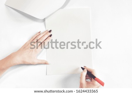 Signed multi-page document. A4 business letter mockup.