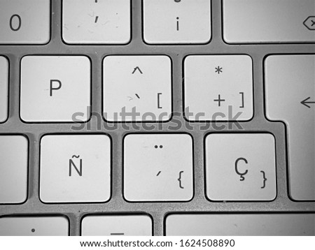 Keyboard keys computer letters writing writer