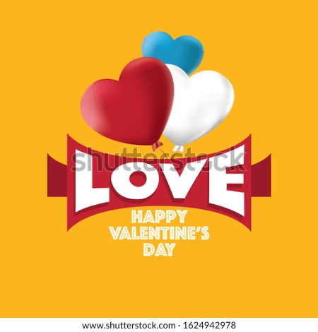 Valentines day sale background with Heart Shaped Balloons. Vector illustration.banners.Wallpaper.flyers, invitation, posters, brochure, voucher discount.