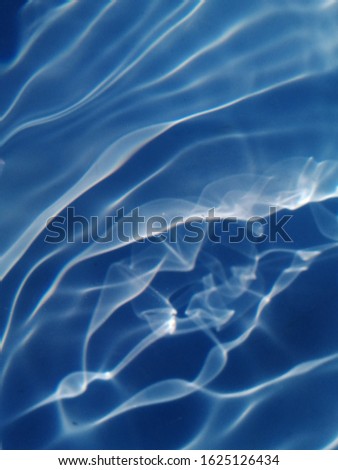 The grunge​d metal​ texture​ on​ surface​ water in the sea. Pattern​s of surface​ blue​ water​ use​ for​ background. Blue​ sea​ water for​ background. Dark​ water​ pattern​ for​ background​