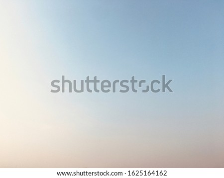 Cold and warm shading background, evening sky
