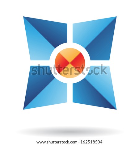 Colorful Geometric Abstract Icon
