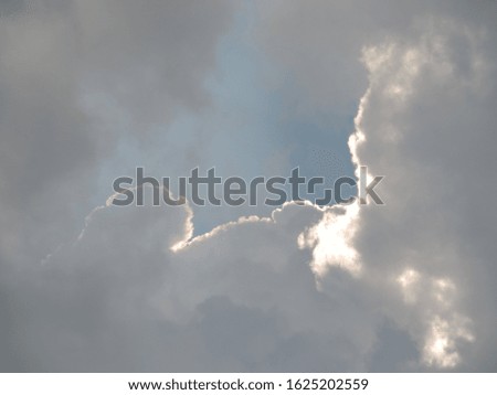 cloudy sky in the afternoon,nature photo object