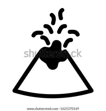 volcanic icon or logo isolated sign symbol vector illustration - high quality black style vector icons
