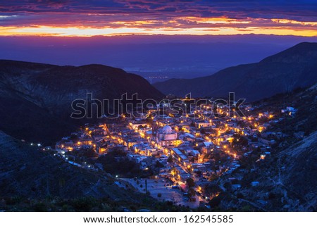 Real de Catorce - one of the magic towns in Mexico Royalty-Free Stock Photo #162545585