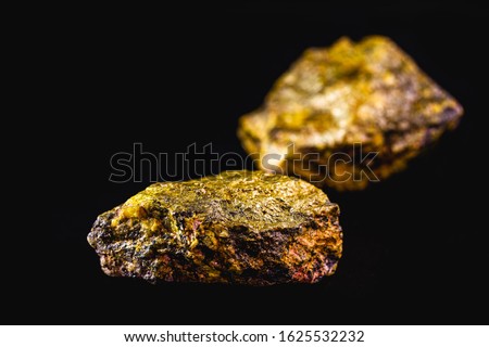 Uranium, a chemical element with a U symbol and an atomic mass equal to 238 u, has an atomic number 92 Royalty-Free Stock Photo #1625532232
