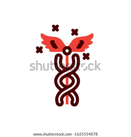 Symbol design of Medical care health emergency aid exam clinic and patient theme Vector illustration