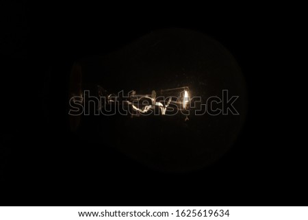 light line from voltage on black background