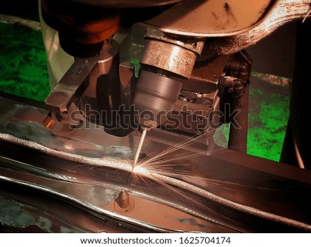 metal worker use manual labor, skilled welding for maintenance.
