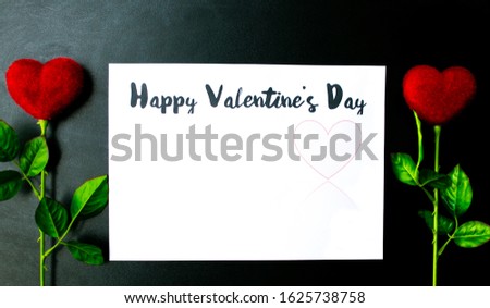 Valentines Day background with red hearts and copy space.