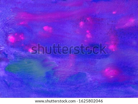Abstract hand-made pattern, multi-colored background, gouache, watercolor, oil painting, fantastic landscape, for creativity, montage, design