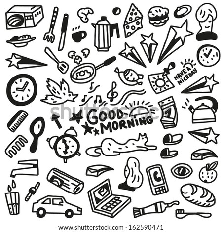 Good morning doodles - Illustration