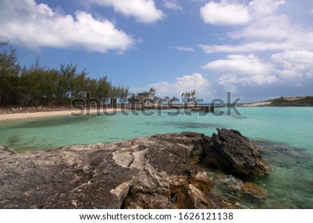 Rainbow beach, Eleuthera island, Bahamas.