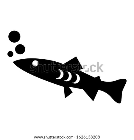 fish icon or logo isolated sign symbol vector illustration - high quality black style vector icons
