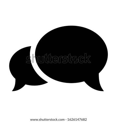 chat icon or logo isolated sign symbol vector illustration - high quality black style vector icons
