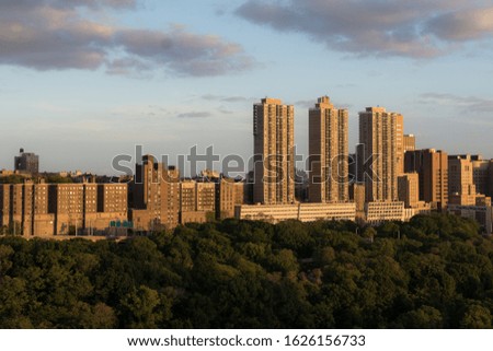 View on Uptown NYC as seen from Fort Lee