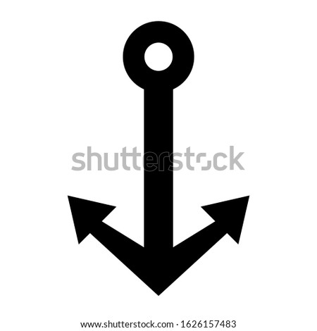 anchor icon or logo isolated sign symbol vector illustration - high quality black style vector icons
