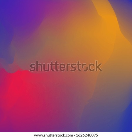 Colorful Abstract Blue Red Orange Cloud Sky Wave Painting Watercolor Background