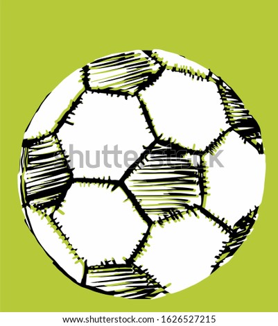 soccer ball background vector art