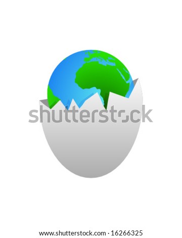 Protection: globe in egg